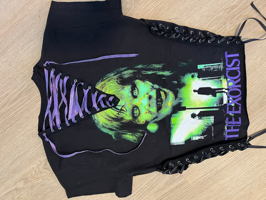 Exorcist lace up Tshirt